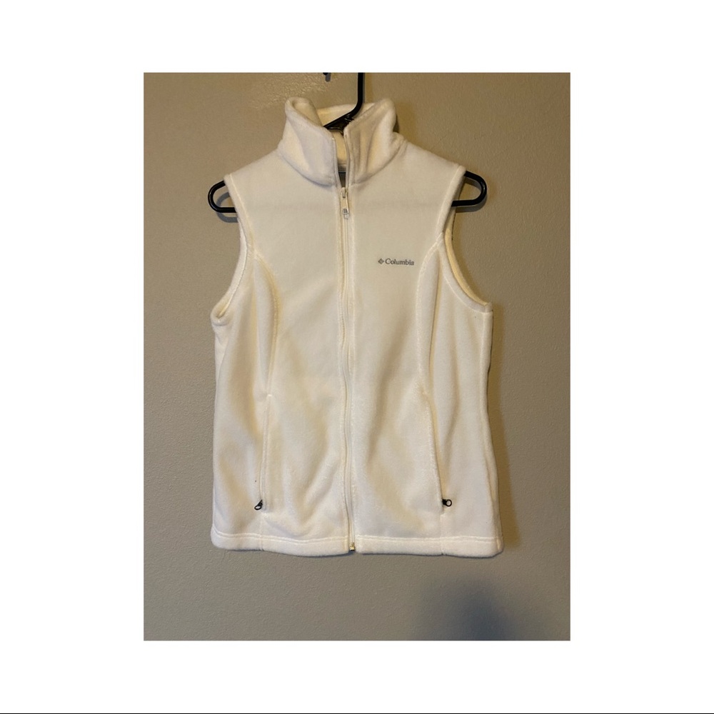 White Columbia vest